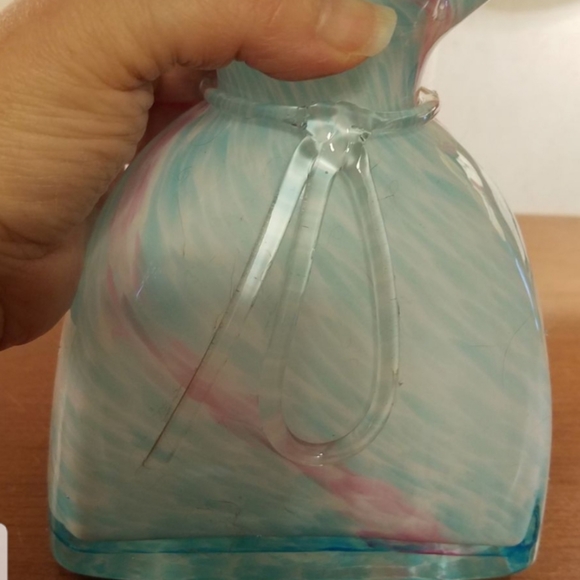 Beautiful colorfull unique glass vase Please go to my page and see other items - Picture 8 of 17